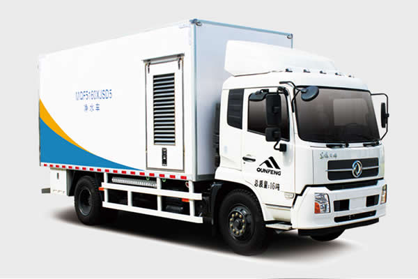 Caminhão com sistema de purificação de água móvel MQF5160XJSD5